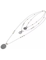 Collana 10 Buoni Propositi Donna in Acciaio N-9822 - N-9822